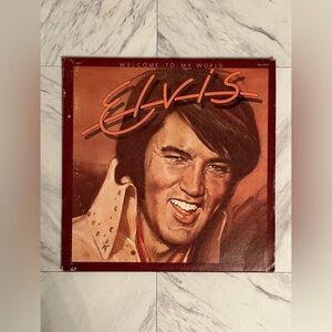 Vintage Elvis “Welcome to My World” vinyl record